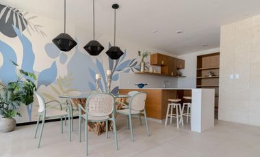 CASA EN VENTA MERIDA, PLAYA TELCHAC, VILLAS AZUL TELCHAC, FRENTE AL MAR, LISTO