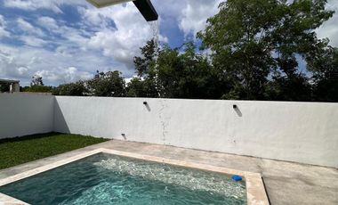 CASA EN VENTA MERIDA, CONKAL, PRIVADA SILVESTA, MOD. PALMA, PREVENTA A 6 MESES.