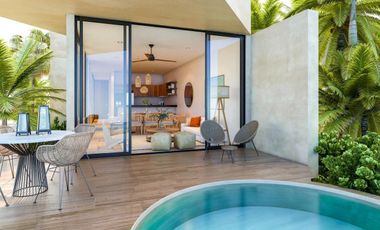 CASA EN VENTA MERIDA, PLAYA TELCHAC, BAJAREQUE  MOD B, FRENTE AL MAR, LISTO