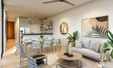 CASA EN VENTA MERIDA, PLAYA TELCHAC, BAJAREQUE  MOD B, FRENTE AL MAR, LISTO