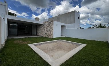 CASA EN VENTA MERIDA, CONKAL, PRIVADA VIVANTA, 1 PLANTA, ENTREGA INMEDIATA.