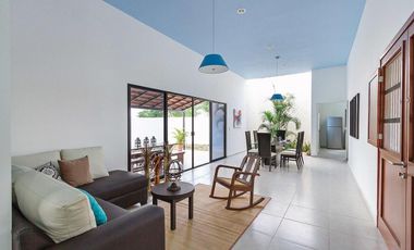 CASA EN VENTA MERIDA, CONKAL, QUINTAS BASPUL, MOD. JAGUAR, ENTREGA INMEDIATA.
