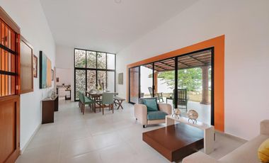 CASA EN VENTA MERIDA, CONKAL, QUINTAS BASPUL, MOD. JAGUAR, ENTREGA INMEDIATA.