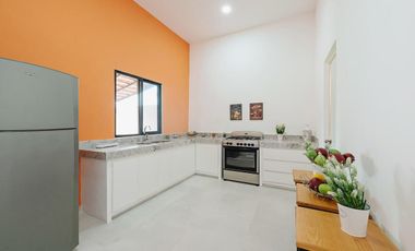CASA EN VENTA MERIDA, CONKAL, QUINTAS BASPUL, MOD. JAGUAR, ENTREGA INMEDIATA.
