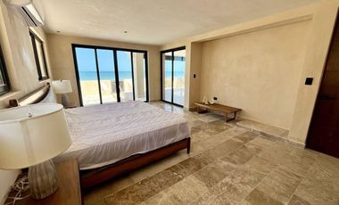CASA EN VENTA MERIDA, TELCHAC PUERTO, FRENTE AL MAR, EQUPADA, ENTREGA INMEDIATA