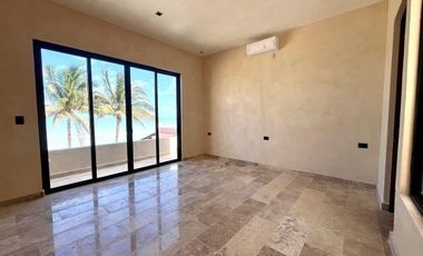CASA EN VENTA MERIDA, TELCHAC PUERTO, FRENTE AL MAR, EQUPADA, ENTREGA INMEDIATA