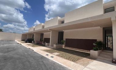 CASA EN VENTA MERIDA, NOVA TEMOZON PRIVATE LIVING TIPO TOWNHOUSE, LISTOS.