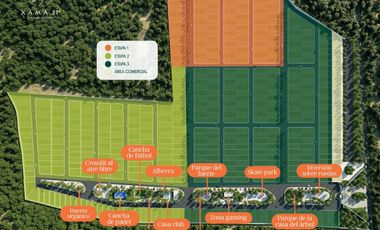 TERRENO EN VENTA MERIDA, MOTUL, PRIVADA XAMA 21, PARA CONSTRUIR, 2025.