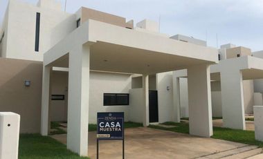 CASA EN VENTA MERIDA, CONKAL, PRIVADA ZENSIA, MODELO D, LISTA.