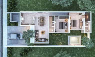 CASA EN VENTA MERIDA, CHICHI SUAREZ OLMOS RESIDENCIAL, MOD 1 PLANTA, A 8 MESES.