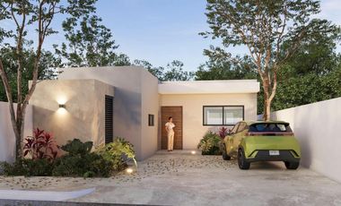 CASA EN VENTA MERIDA, CHICHI SUAREZ OLMOS RESIDENCIAL, MOD 1 PLANTA, A 8 MESES.