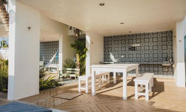 CASA EN VENTA MERIDA, PLAYA CHELEM A 250 MTS DEL MAR, CASA BOMBON, LISTA.