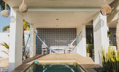 CASA EN VENTA MERIDA, PLAYA CHELEM A 250 MTS DEL MAR, CASA BOMBON, LISTA.