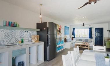 CASA EN VENTA MERIDA, PLAYA CHELEM A 250 MTS DEL MAR, CASA BOMBON, LISTA.