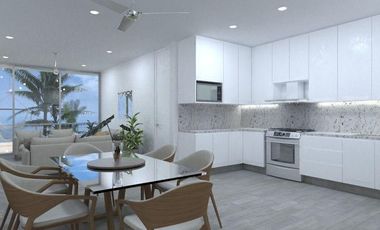 DEPTO EN VENTA MERIDA, PLAYA SAN BENITO, OCEAN 26, TIPO A, 2DA FILA, LISTO