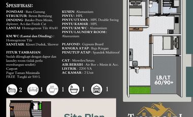 TOWNHOUSE MEWAH DITENGAH KOTA MURAH