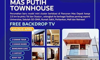 Town house 3 kamar tidur lokasi strategis