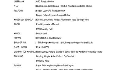 2 Bedroom House Graha Melasti Estate Bekasi-Loan Transferred