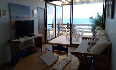 Departamento en Venta en Av Isidora Dubornais , primera línea, frente al mar, subida los lobos