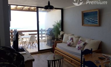 Departamento en Venta en Av Isidora Dubornais , primera línea, frente al mar, subida los lobos