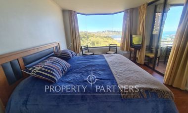 Algarrobo, Gran Departamento con vista al Mar en plena Costanera.