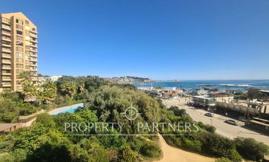 Algarrobo, Gran Departamento con vista al Mar en plena Costanera.