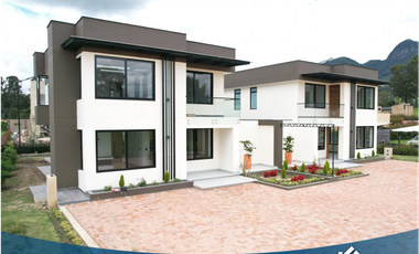 Casa en Tabio Vista a la peña de Juaica