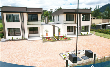 Casa en Tabio Vista a la peña de Juaica
