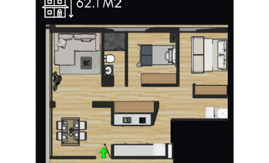 APARTAMENTO PARA ESTRENAR EN COTA - $375.000.000