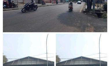 Disewa / dijual Gudang strategis pinggir jalan raya bekasi