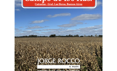 Campo en venta de 136 Has, mixto. Aut. 6 Cañuelas - Gral. Las Heras