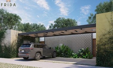 CASA EN VENTA MERIDA, CONKAL, PRIVADA FRIDA RESIDENCIAL, MOD. 3 REC, JUN 2027.