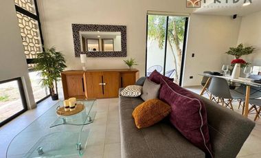 CASA EN VENTA MERIDA, CONKAL, PRIVADA FRIDA RESIDENCIAL, MOD. 3 REC, JUN 2027.