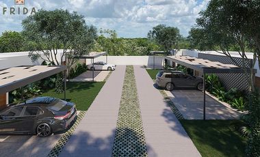 CASA EN VENTA MERIDA, CONKAL, PRIVADA FRIDA RESIDENCIAL, MOD. 3 REC, JUN 2027.