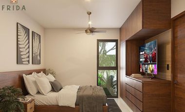 CASA EN VENTA MERIDA, CONKAL, PRIVADA FRIDA RESIDENCIAL, MOD. 3 REC, JUN 2027.