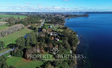 Espectacular parcela de 5.388 m2 en primera línea con acceso a lago a minutos del centro de Puerto Varas