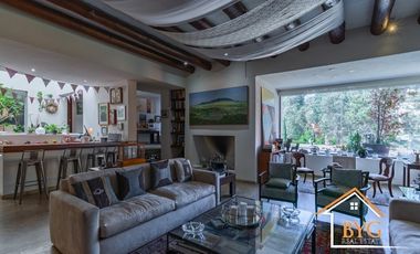 PRIVADA EXCLUSIVA DE 5 CASAS, EN BOSQUES DE LAS LOMAS CON CANCHA DE TENIS