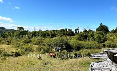 Oportunidad de inversión, campo con 1.700 m de orilla del Río Pescado, Los Muermos