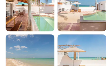 Casa en Esquina a 50mts de la Playa en Chuburná Puerto