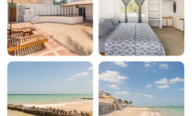 Casa en Esquina a 50mts de la Playa en Chuburná Puerto