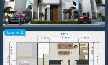 Rumah Baru 2 Lantai Design Modern Dekat Tugu Jogja & Kampus UGM