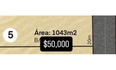 SAN CARLOS / COSTA ESMERALDA / TERRENO / 1043m2 / EXCLUSIVO