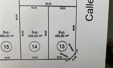 Lote de terreno baldio en Mar de Cobo