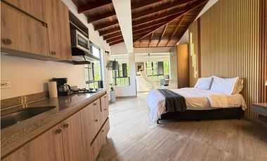 Amoblado HERMOSO Estudio tipo loft Laureles Estadio.