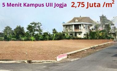 Tanah Jogja Utara View Gunung Merapi, Cocok Untuk Hunian dan Villa