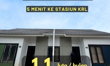 Rumah 2 Kamar SHM Cicilan 1 juta Flat Sampai Lunas