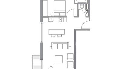 Departamento en  VENTA en La Lucila - 2 ambientes