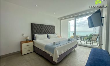 Departamento amoblado frente al mar en Mykonos Manta – Barbasquillo