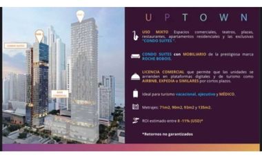Venta de proyecto UPTOWN ideal para Airbnb, Calle Uruguay, Cod-J062