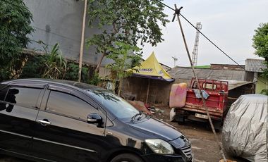 Di jual tanah darat sudah  ada pagar keliling  di pengasinan Bekasi